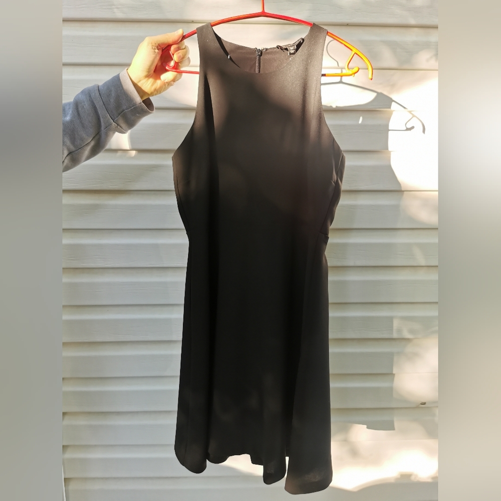 3/25$ Elegant Black Sleeveless Dress
